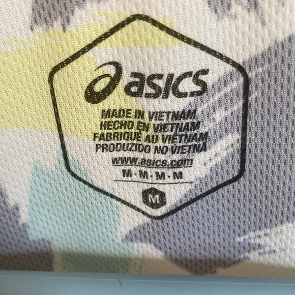 Asics Men's Match Graphic Short Sleeve - Multi/White - Picture 4 of 6